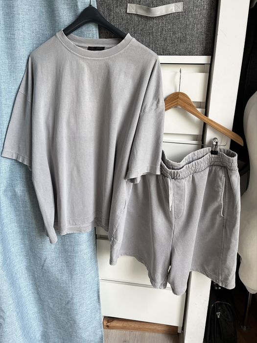 Zestaw komplet t-shirt Zara XL szorty dresowe bluzka spodenki