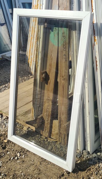 OKNA KacprzaK Witryna 73x125 FIX Używany PCV Plastikowe Lider Okna OLX