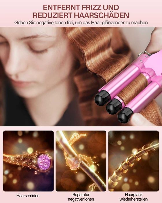 YICAIZI ceramiczna lokówka do fal 25 mm