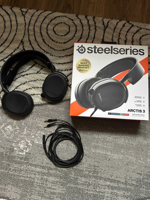Słuchawki gamingowe Arctis 3 czarne