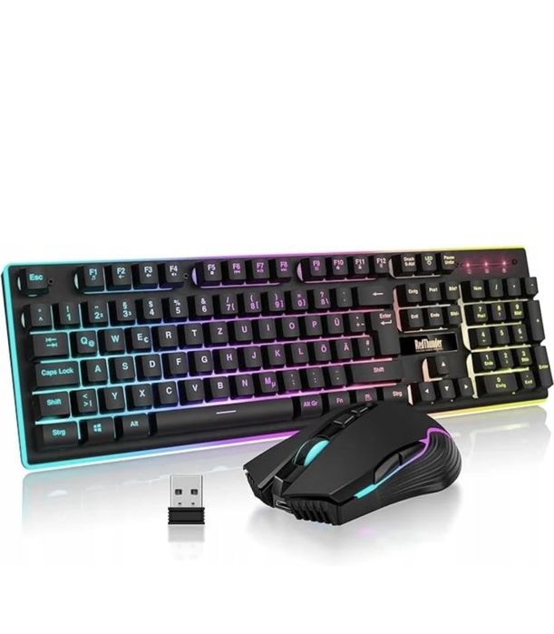 RedThunder K10 Zestaw bezprzewodowej klawiatury i myszy