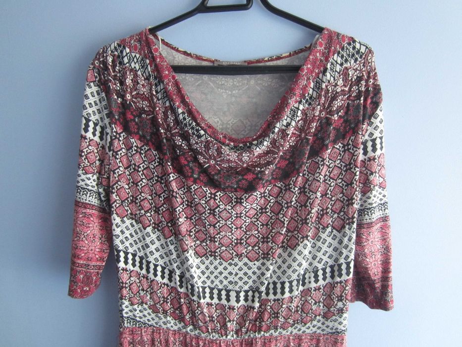 Wygodna sukienka na co dzień, wiskoza, rozm. S, Orsay