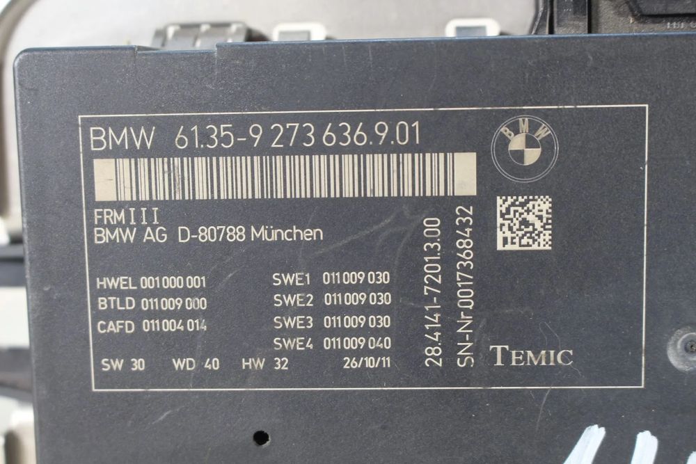 Módulo genérico BMW X3 (F25)