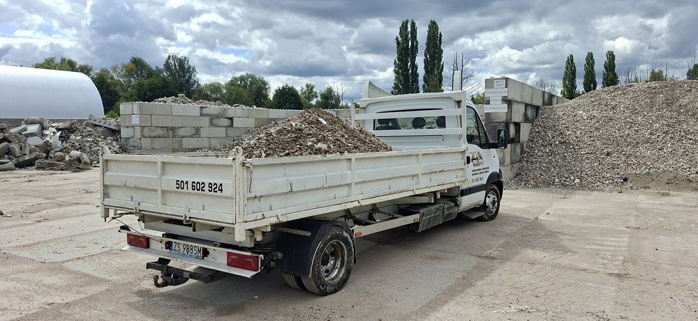 Drogi dojazdowe kruszywo gruz zagęszczenie