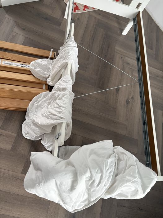 Łóżko ikea Sultan Lade 70x160 z materacemo VYSSA i gratisami