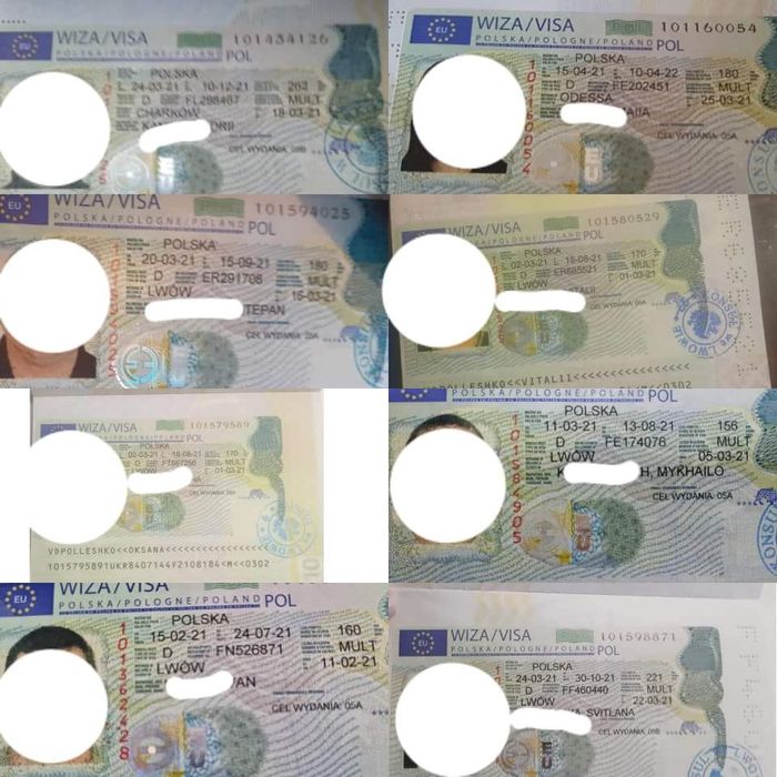 Польська робоча віза, віза без присутності, віза під ключ від