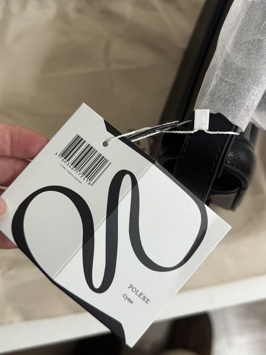 Czarna torebka Polene Numéro Dix Cyme