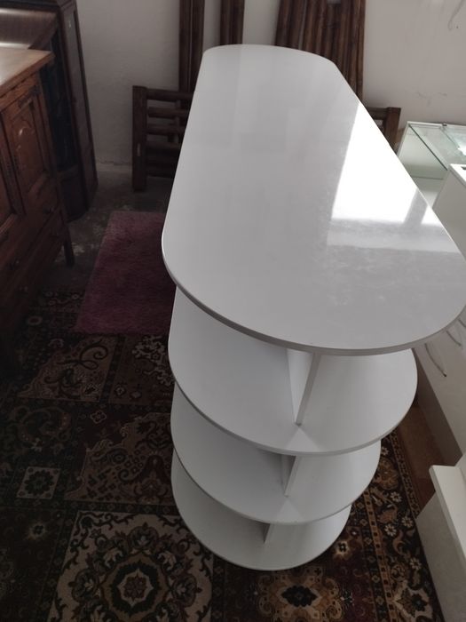 regał dwustronny duży 4 poziomowy wyspa