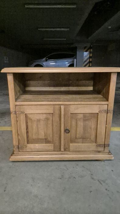 Szafka drewniana woskowana RTV