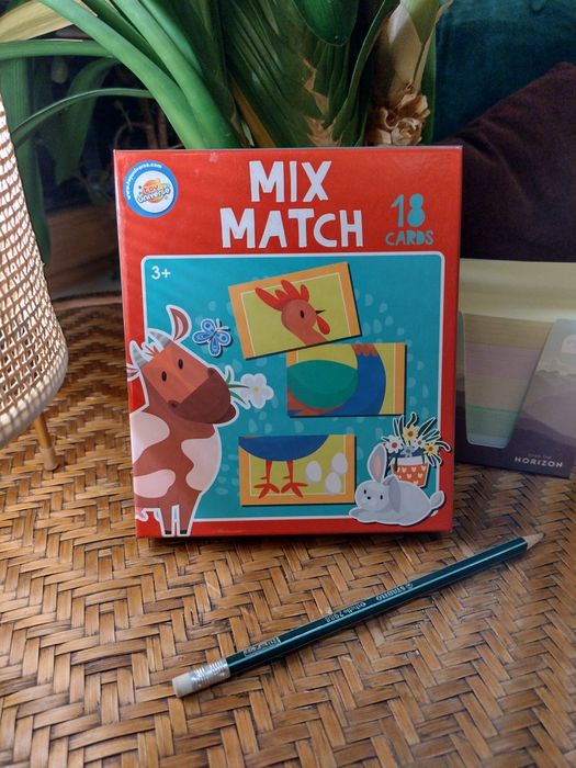 Gra Mix Match dla dzieci 3+ Toy Universe: zwierzęta na wsi