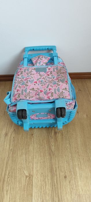 Mochila trólei com pega