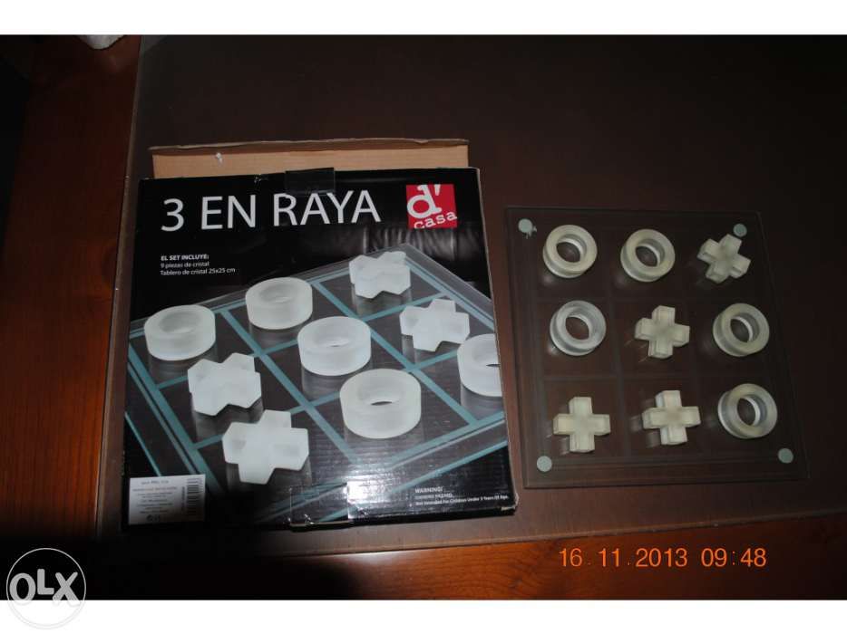 Jogo do Galo com peças em Cristal