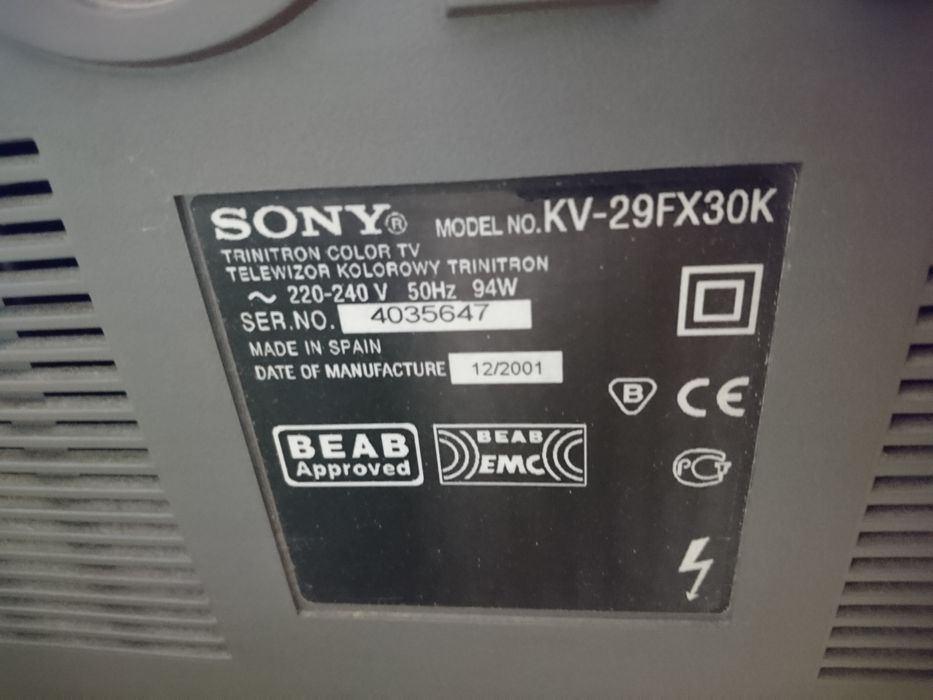 Телевізор Sony KV-29FX30K