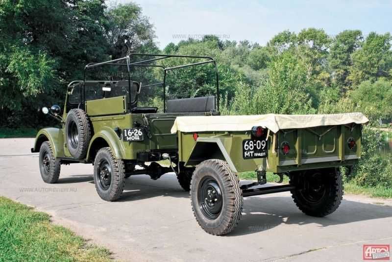 Причіп ГАЗ-704 для УАЗ та ГАЗ-69 без експлуатації з двигуном УМЗ-5А