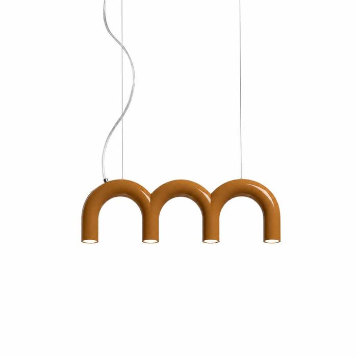 Lampa wisząca LED modern loft japandi metal regulowana 65 cm