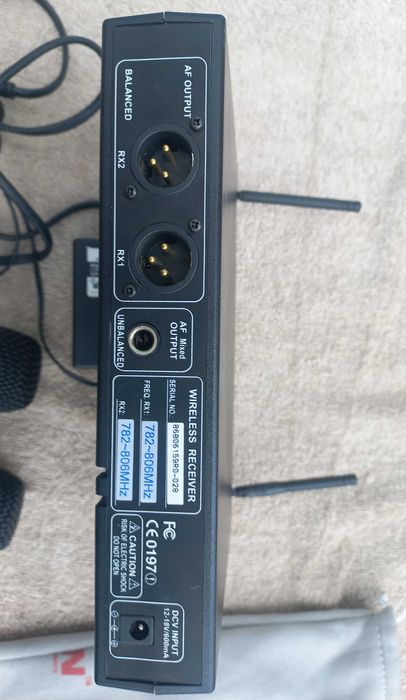 радіосистема JTS US-8002D/Mh-750x2 радіомікрофон