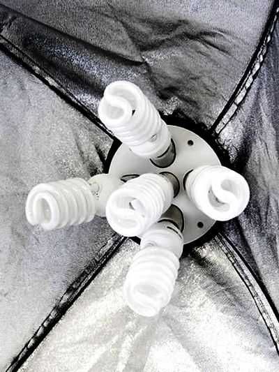 Набор постоянного света,софтбокс 60/90 на 5 ламп+лампы 45W-5шт