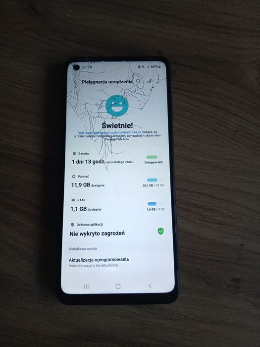 Telefony sprawne 50 %