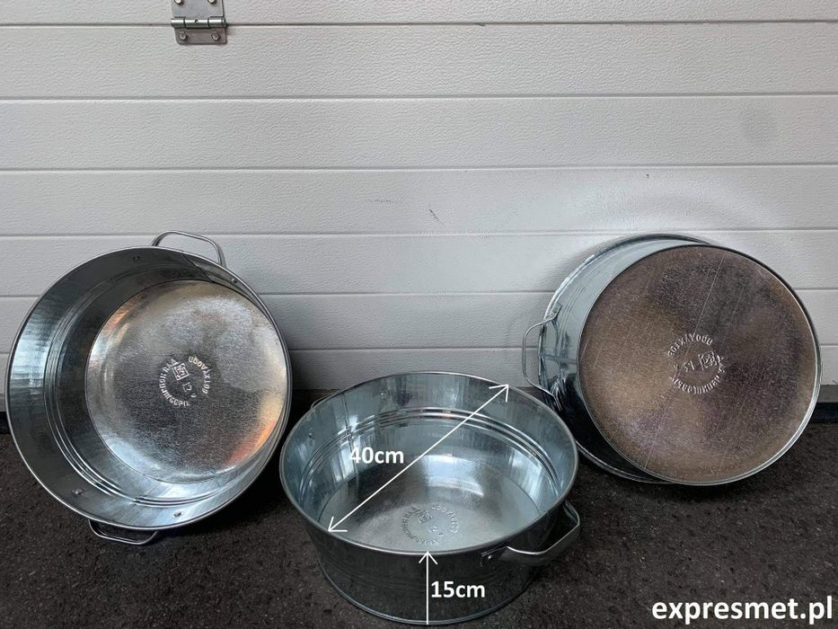 MISA 13 L balia miednica wanna oc.miska OKRĄGŁA ocynkowana Producent