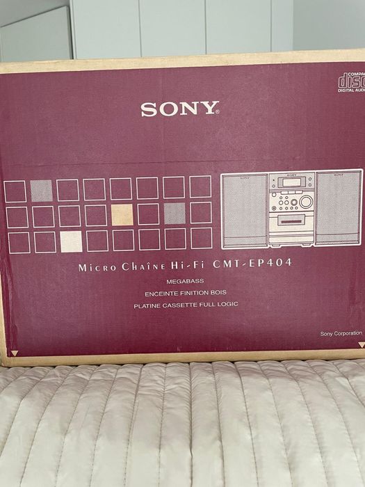 Micro Hi-Fi Sony CMT-EP404 com Colunas e Comando