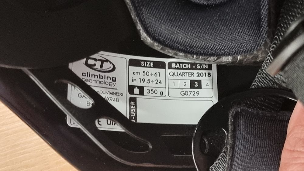 Kask wspinaczkowy Galaxy Black