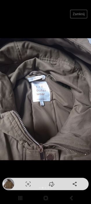 Kurtka ocieplana Zara XS