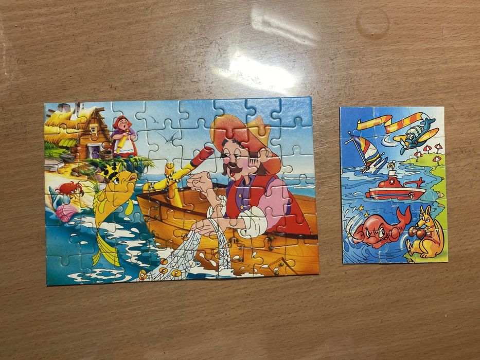 Пазли без коробки дитячі