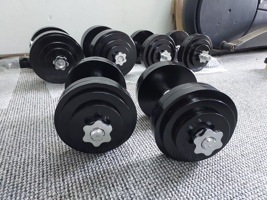 Hantle skrecane 2x30kg gryfik 350x28mm wysylka