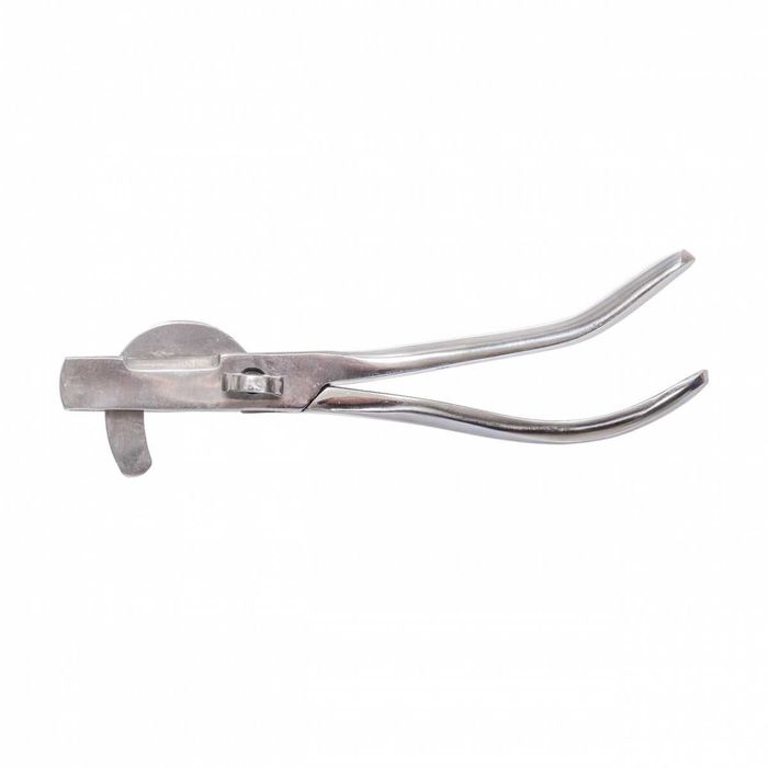 Emaskulator, zagięty, 19 cm, stal nierdzewna, Kerbl