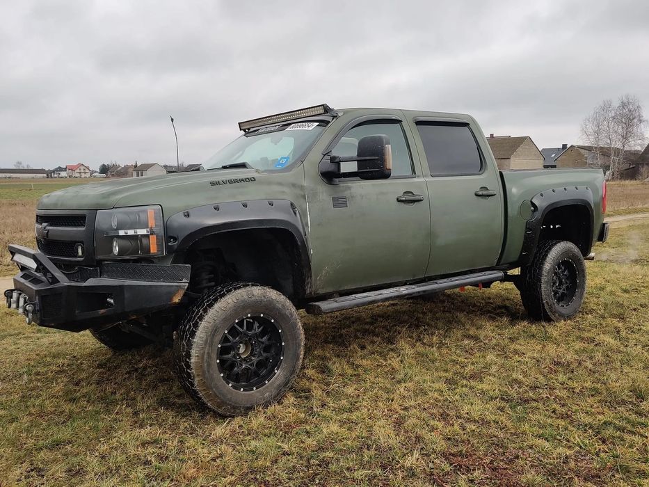 Chevrolet Silverado Pick-Up Ram Silverado 5.3 V8 Podliftowany 4X4 SPRAWNY F150 GMC