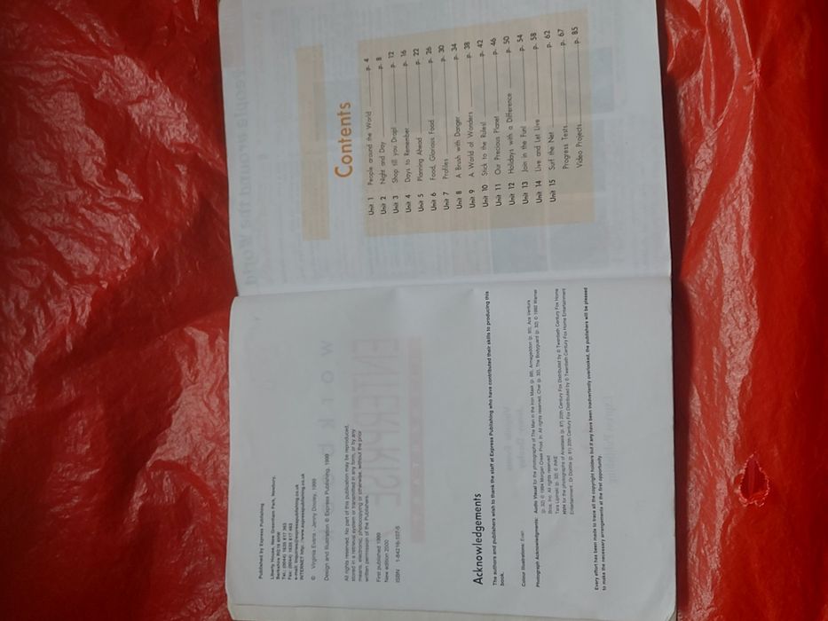 Książka worbook nterprise 2 1999/2000rok