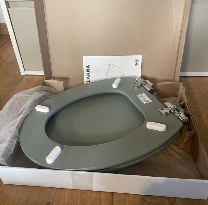 Deska do wc klapa sedesowa Ikea Kullarna szara