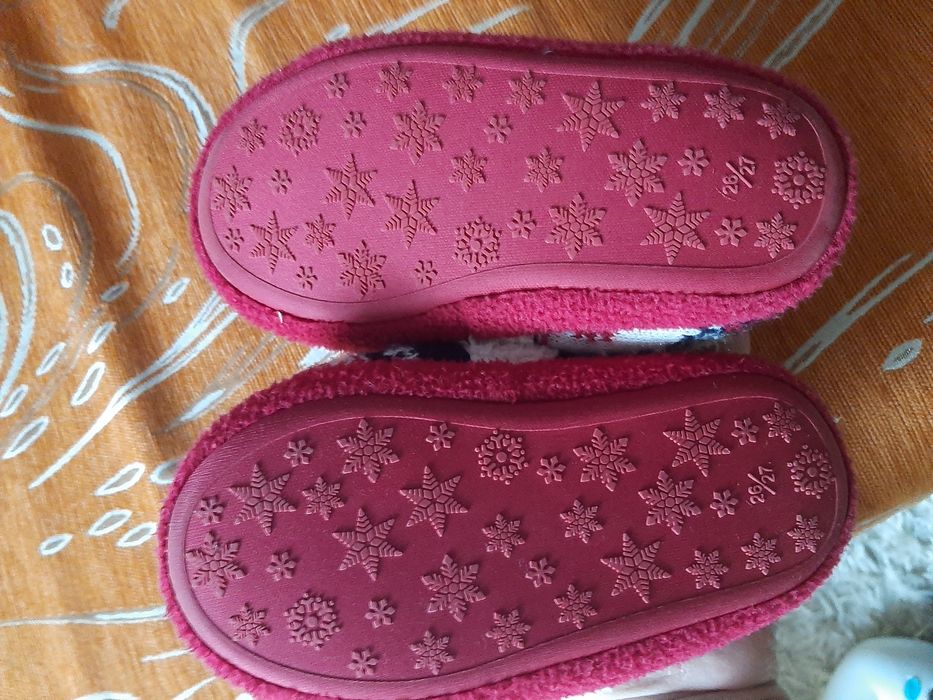 Kapcie świąteczne chłopięce