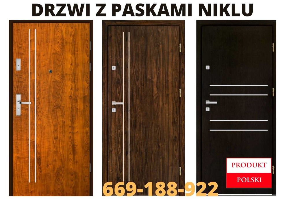 Drzwi z montażem - wejściowe do bloku
