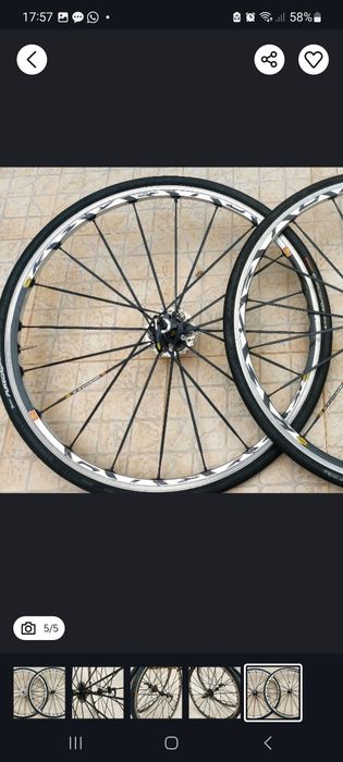 V...Rodas Mavic Ksyrium