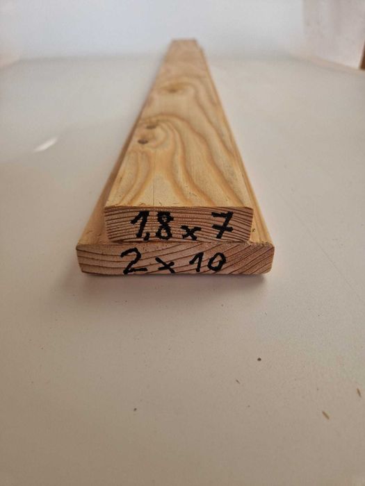 Deski strugane sztachety na płot balustrady listwy warzywniak Modrzew