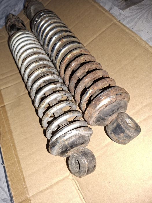 Oryginalne polmo krosno amortyzatory tyl wsk 125,175 b3 z epoki prlu