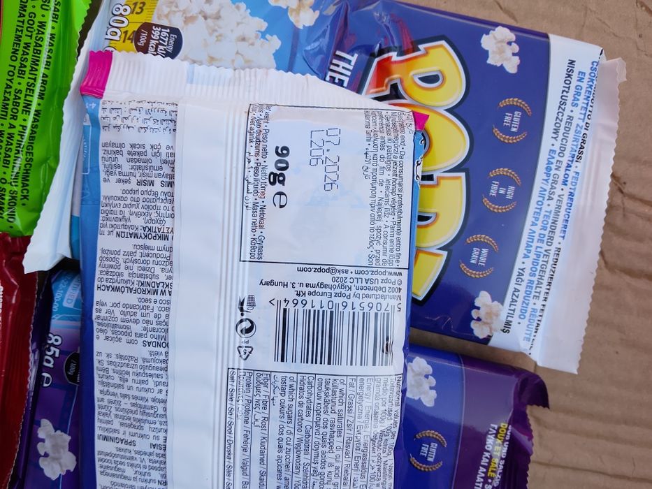 30x popcorn do mikrofalówki mix