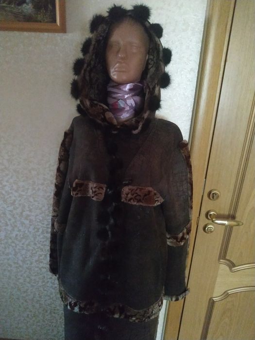 Двухстороння дубленка
