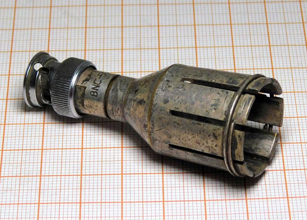 Przejściówka pomiarowa BNC 50om - OLD - [M1-HU]9