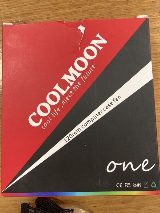 Coolmoon RGB Cooler 120mm PC Fan – New64286170089474121