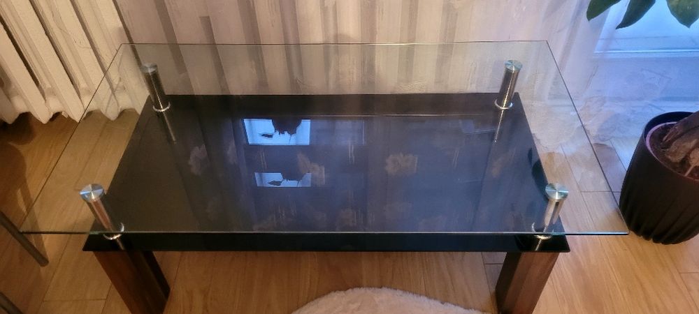 Stolik szklany  110×60×45