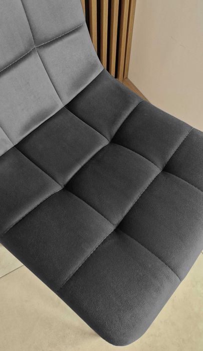 Welurowe krzesło tapicerowane do salonu i jadalni. Nowe. Wysyłka 24h