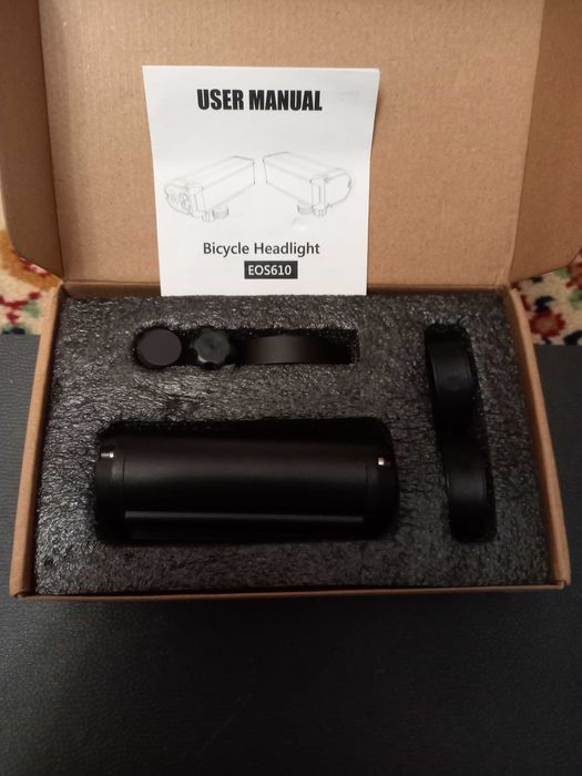 Велосипедная мощная фара (передняя) EOS610.