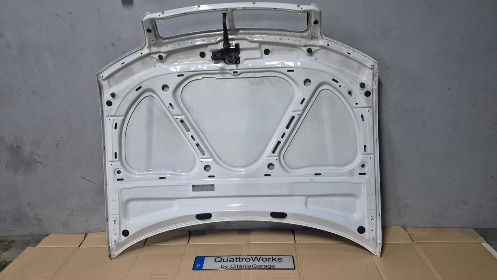Capô Audi A4 B6 8E 2000 a 2004 original branco excelente estado
