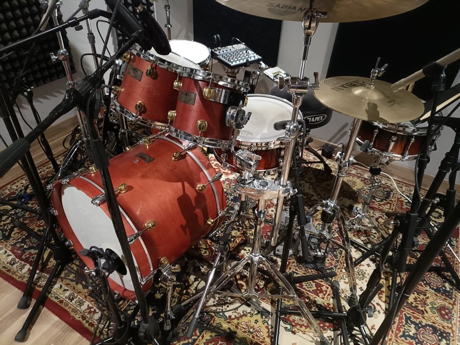 Bateria Mapex Orion com tarola Mapex Black Panther