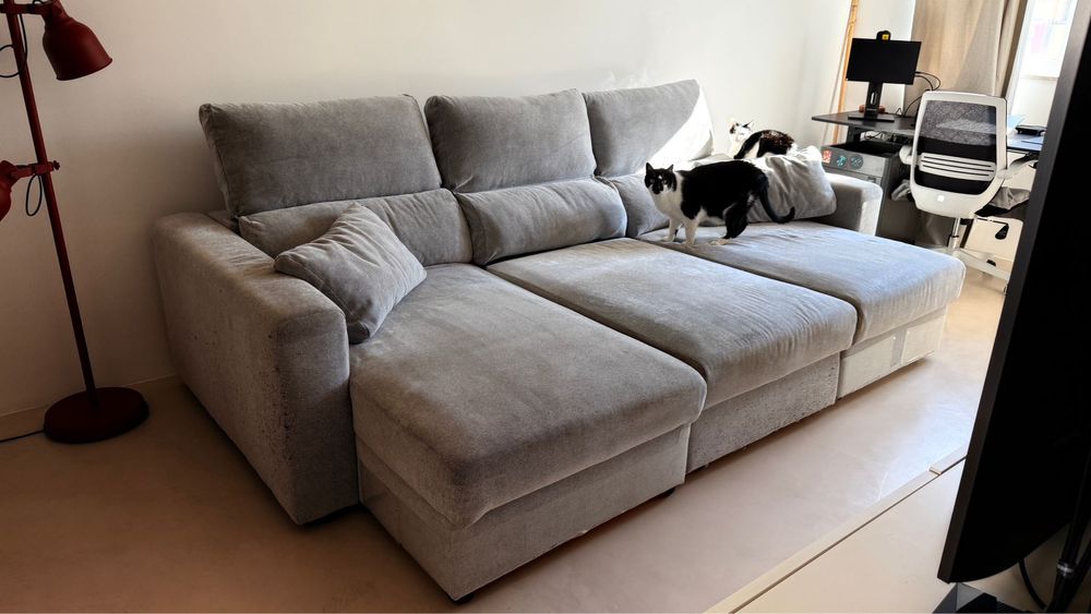 Sofa IKEA Eskilstuna Cinza