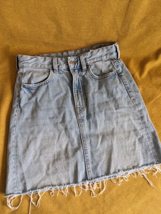 Джинсова спідниця 34 розмір