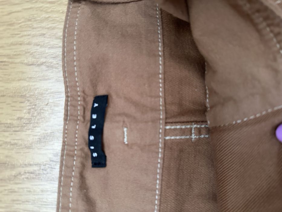 Spodnie sisley 26 brązowe