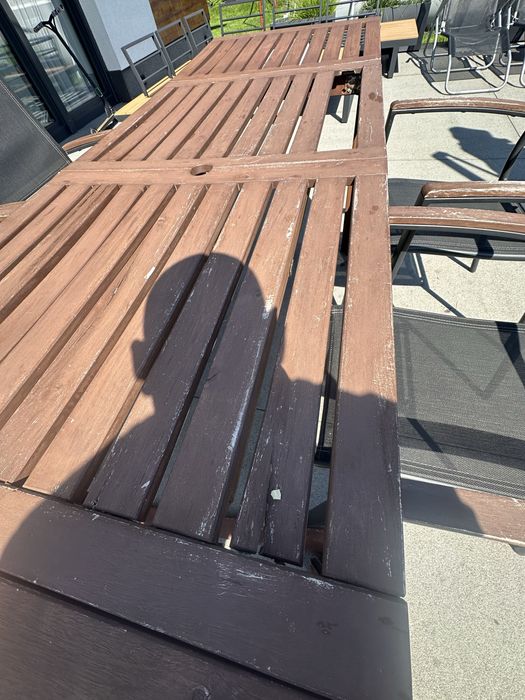 Stoł ogrodowy drewniany Ikea